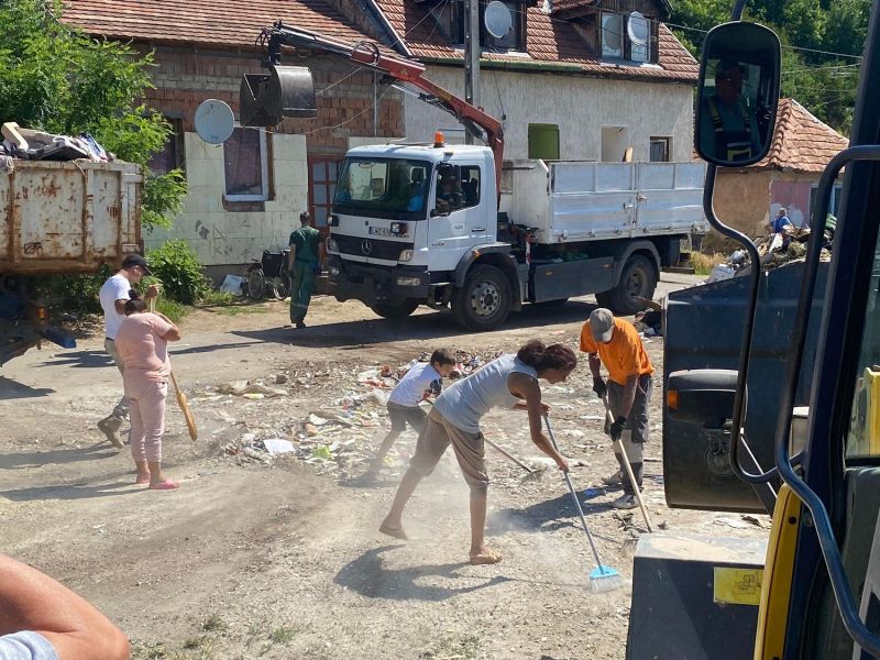 Szala városrész takarítása