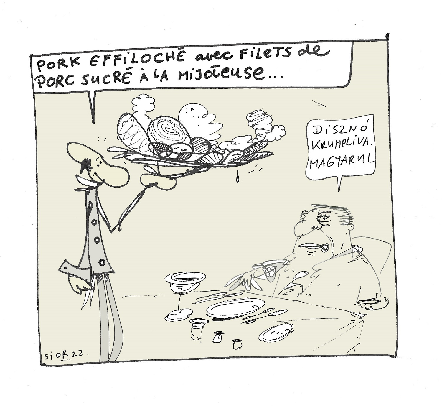 orban a vendegloben- sikk vacsi